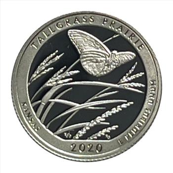 * 2020-S U.S. Silver National Preserve Quarter - Tallgrass Prairie (Kansas)