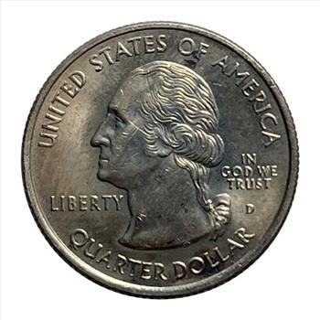 * 1999-D U.S. Colorized State Quarter - Connecticut - The Charter Oak