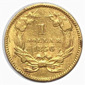 1856 U.S. Gold Indian Princess Head, Large Head - Pristine Condition