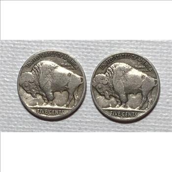 1927 1928 U.S. Buffalo Nickels