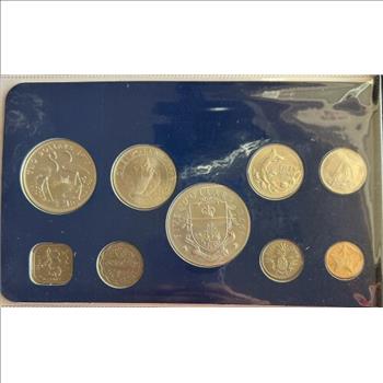 - 1970 Coins of the Bahamas - Uncirculated Specimen Set - Struck by the Franklin Mint