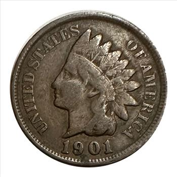 >1901 U.S. Indian Head One Cent