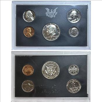 - 1970-S United States Proof Set - 5 Coins in Acrylic Holder