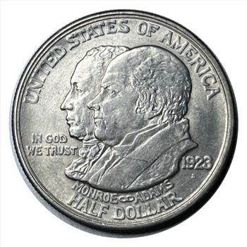 * 1923-S U.S. Silver Monroe Classic Commemorative Half Dollar - Choice