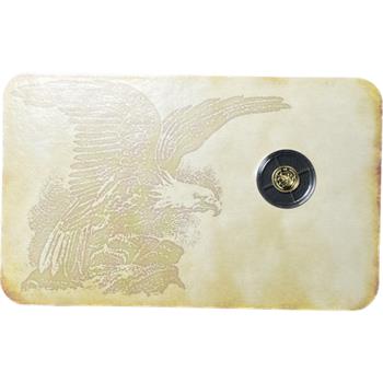 * Birth of Our Nation - Statue of Liberty 1886 - 14K Gold Replica Coin - 0.5 Grams - American Mint - One of 9,999