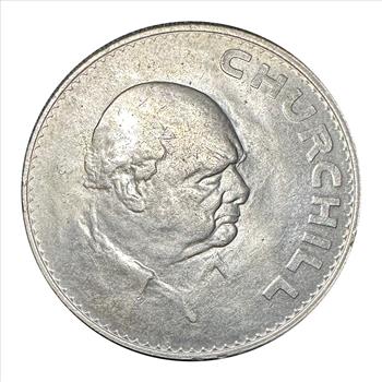 >1965 Great Britain Winston Churchill Commemorative Coin - Nice Detail