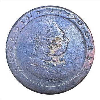 >1797 Great Britain George III D.G. Rex - One Pence - Rare