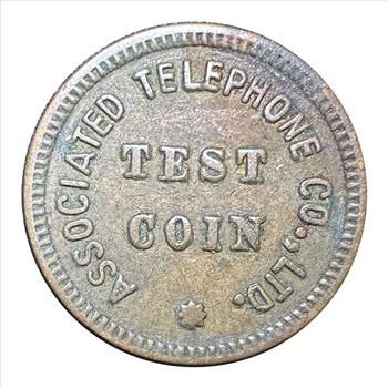 >Associated Telephone Company Co Ltd Test Coin Token - Vintage