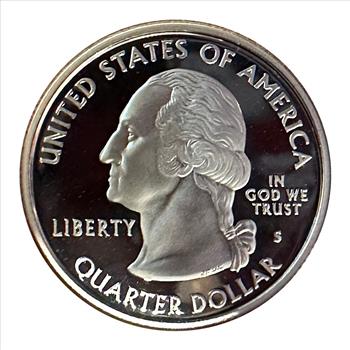 >2006-S U.S. Silver Proof State Quarter Honoring North Dakota