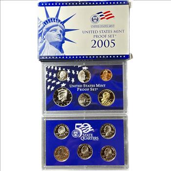 * 2005-S U.S. Mint Proof Set - 11 Coins in Original Mint Packaging
