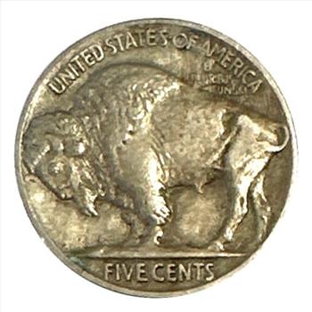 - 1913 U.S. Type 2 Buffalo Nickel - Fine grade detail