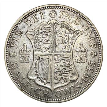 >1935 Great Britain Silver Half Crown - George V