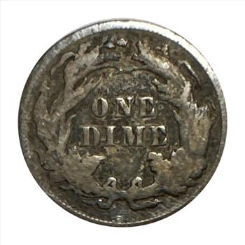 - 1885 U.S. Silver Seated Liberty Dime