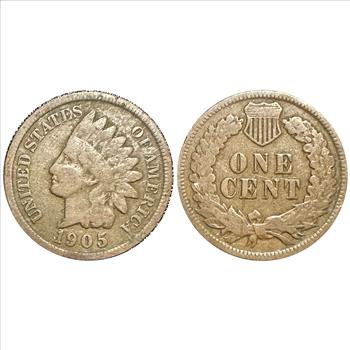 >1905 U.S. Indian One Cent - Type 3