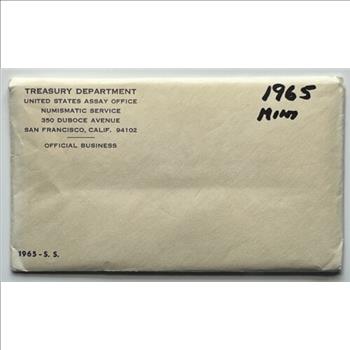 1965 S.S. Mint SEALED U.S. Treasury Coin Set