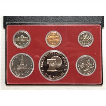 1976-S U.S. Bicentennial Mint Proof 6 Coin Set - Dollar, Half Dollar, Quarter, Dime, Nickel, Cent - In Original Mint Case