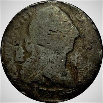 1779 King George III Copper-Colonial