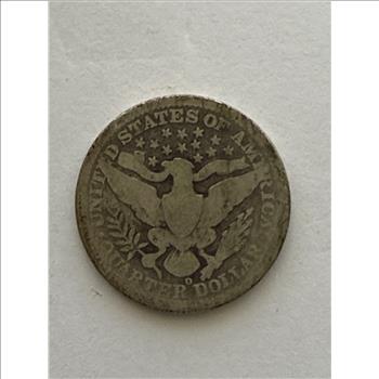 1907-O U.S. Silver Barber Quarter - New to Market