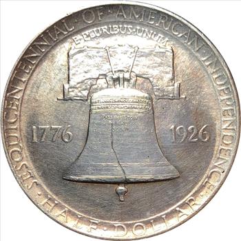 1926 US Silver Sesquicentennial Classic Commemorative Half Dollar