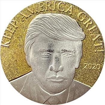 2020 Donald Trump Challenge Coin-Super Collectible & Nice!