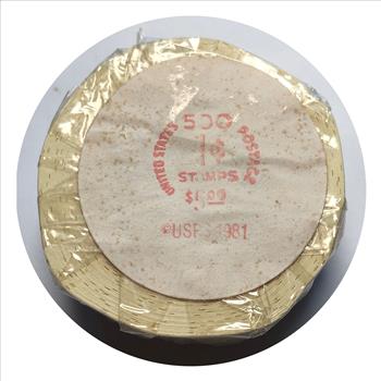 *1981 United States Postal Service $5 Roll of 500 1 Cent Postage Stamps - Unused & Rare