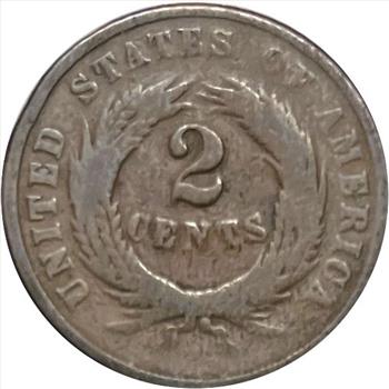 1864 U.S. 2 Cent Piece