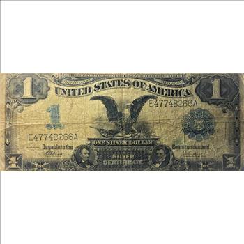 1923 US $1 Black Eagle Currency Note