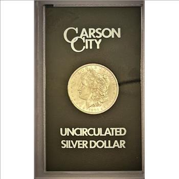 1883-CC GSA Carson City Brilliant Uncirculated Morgan Dollar In U.S. Mint Plastic Holder