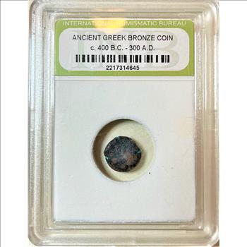 Ancient Bronze Roman Coin Circa 400BC-300AD