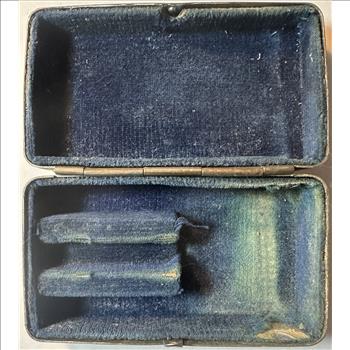 Vintage Merkur Solingen Slant Head Razor with Chrome Case! Made in West Germany