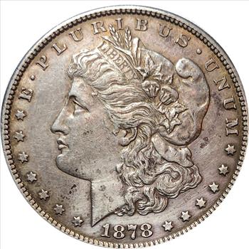 1878-S US Silver Morgan Dollar-First Year Of Issue-Beautifully Toned!