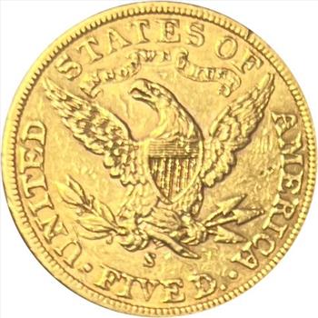 1901-S U.S Gold Five Dollar Liberty Coin