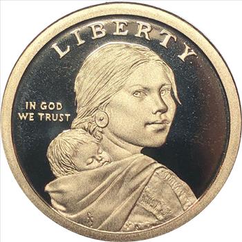 2012 S Native American Sacagawea Dollar – Gem DCam Proof, Uncirculated