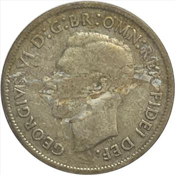 1951 Australia Silver One Florin-Nice Original Collector Coin