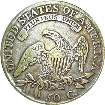 1817 U.S. Silver Capped Bust Half Dollar-Nice Collector Grade