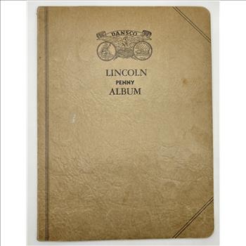 Dansco Lincoln Cent Album - 1909 - 1943, 90 Coins