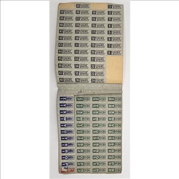 WWII US War Ration Book Four