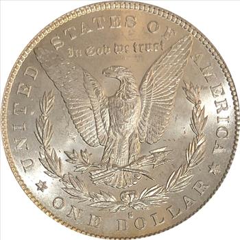 1879-S US Silver Morgan Dollar-Higher Grade & Original Golden Color On Both Sides