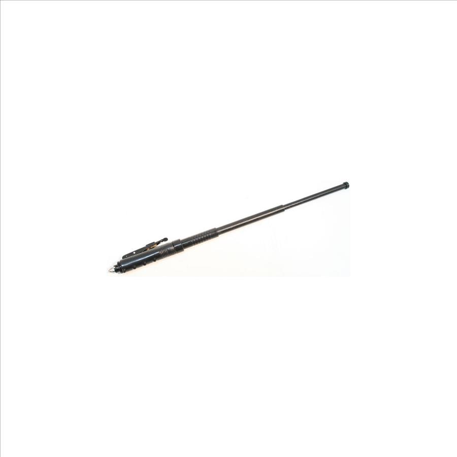 20 1/2" Automatic Solid Steel Baton With Sheath