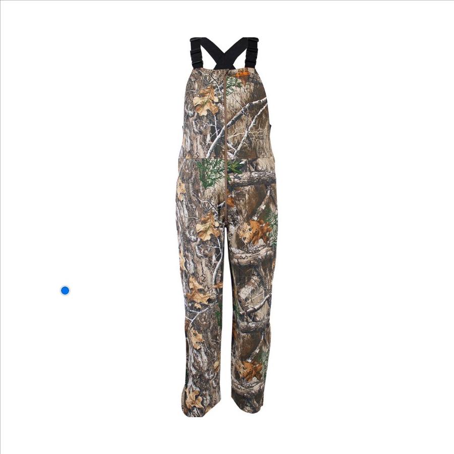 Habit Mens Cotton Bibs Camo Overalls Size Large