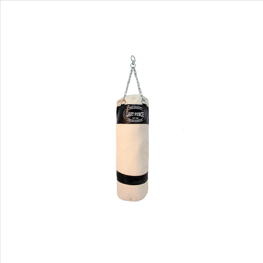 Last Punch Heavy Duty Black Punching Bag with Chains 162BK-M- UNFILLED