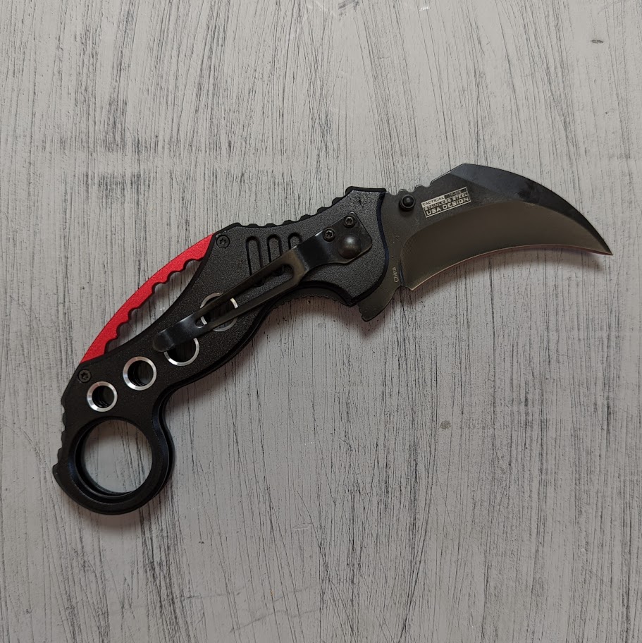 Tac-force Tactical Spring Assisted Karambit Knife with Pocket clip ...