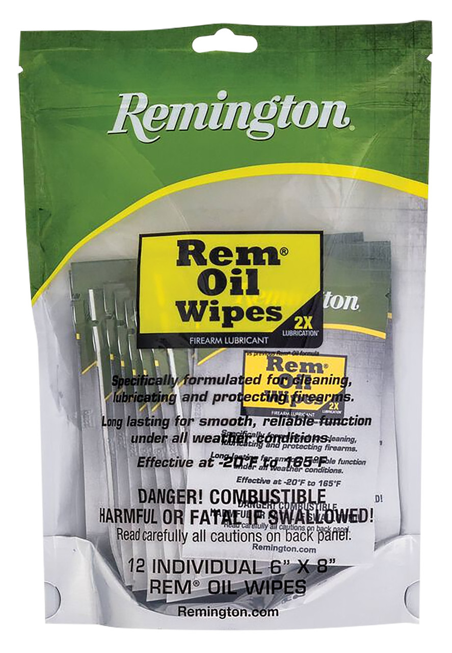 Remington Rem Oil Wipes 12 Pack 18411