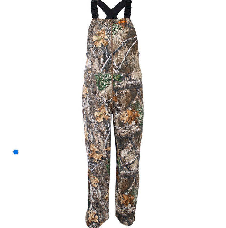 Habit Mens Cotton Bibs Camo Overalls Size Large