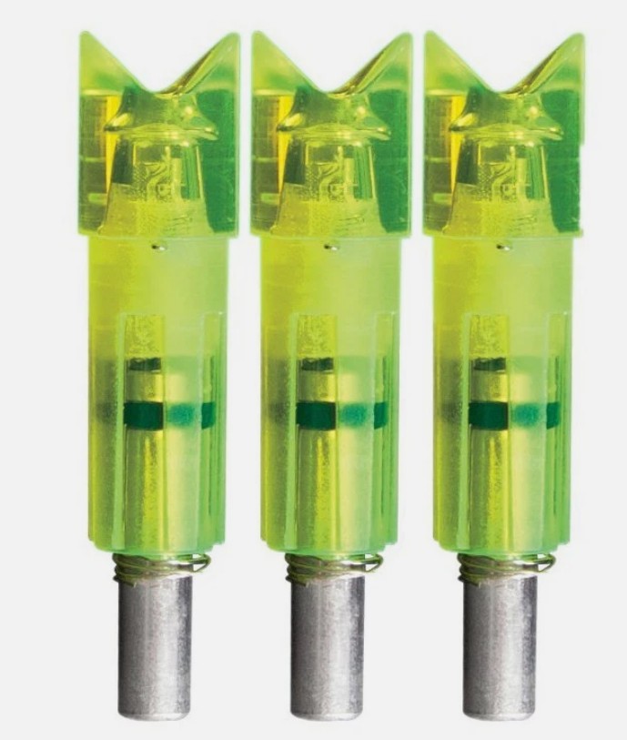Lumenok Crossbow Nocks Green 2219 Moon 3 pk.