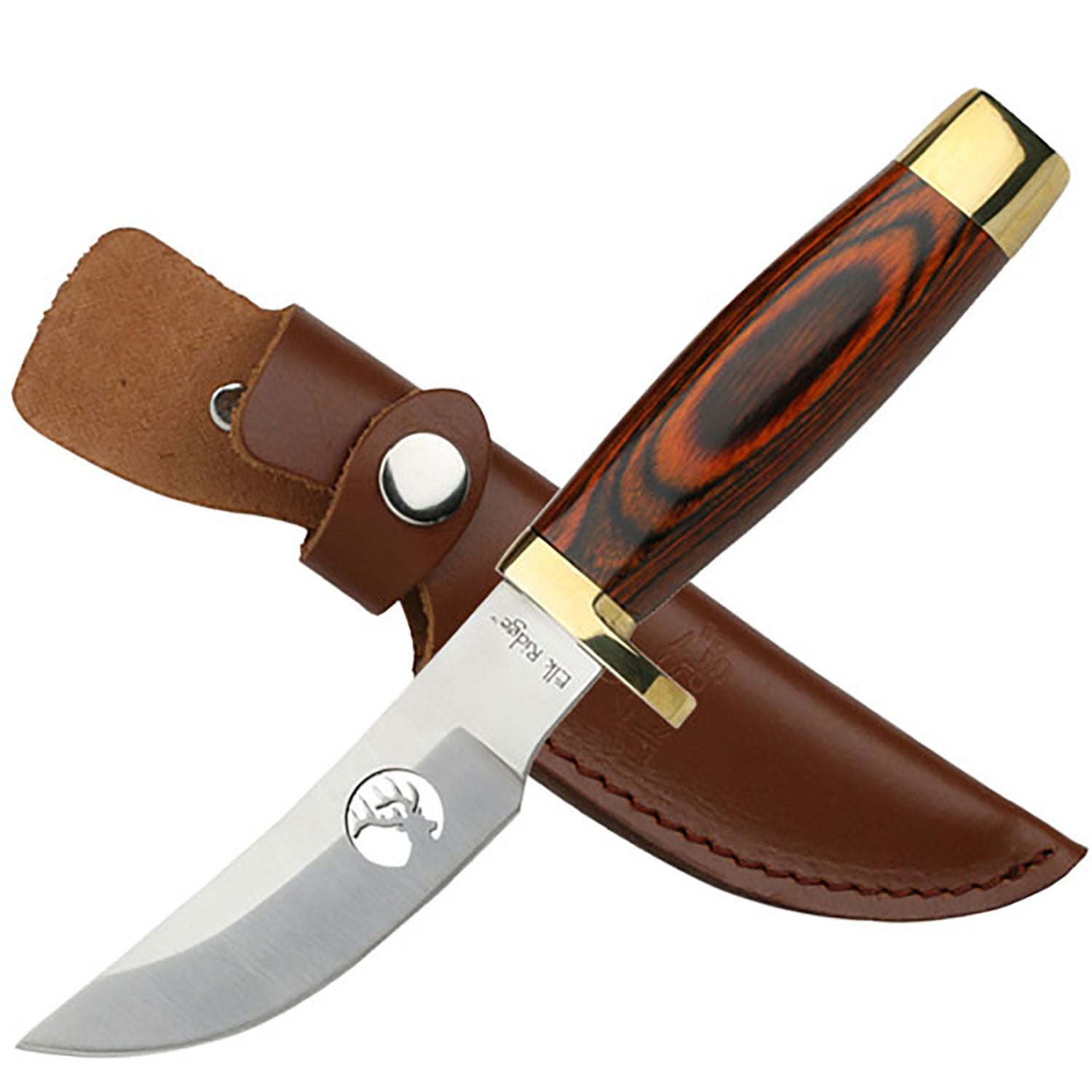 Elk Ridge Fixed Blade Knife ER050 Hunting knife Wood Handle and