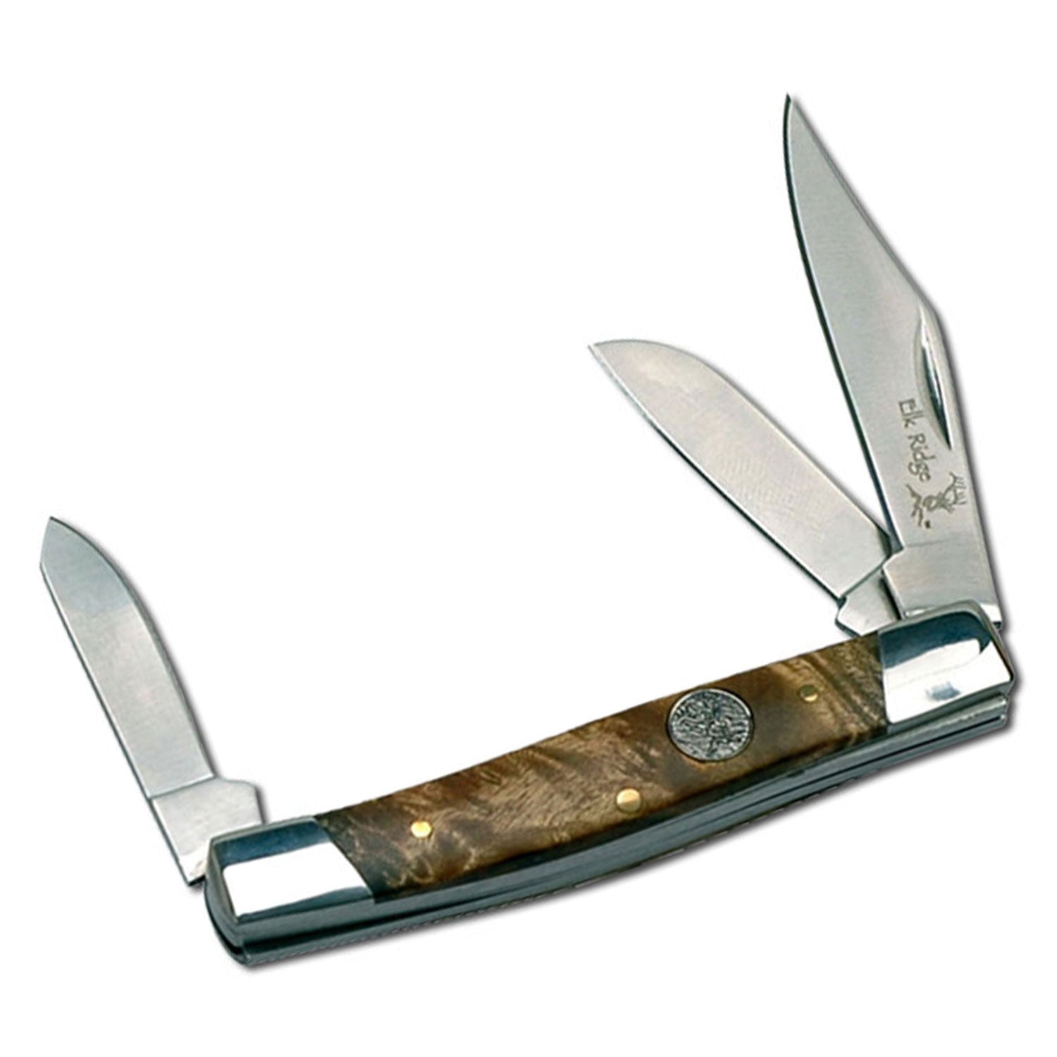 Elk Ridge - Folding Knife - Gentleman's Knife - Stockman - ER-043BW