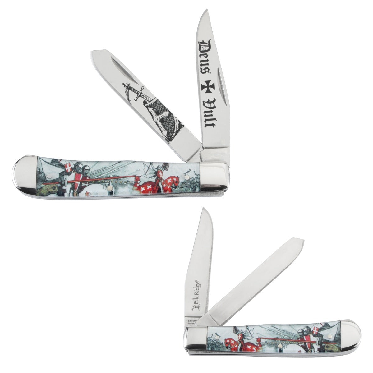Elk Ridge - Gentlemen Trapper 2 Blade Manual Folding Knife  -  ER-2016MC