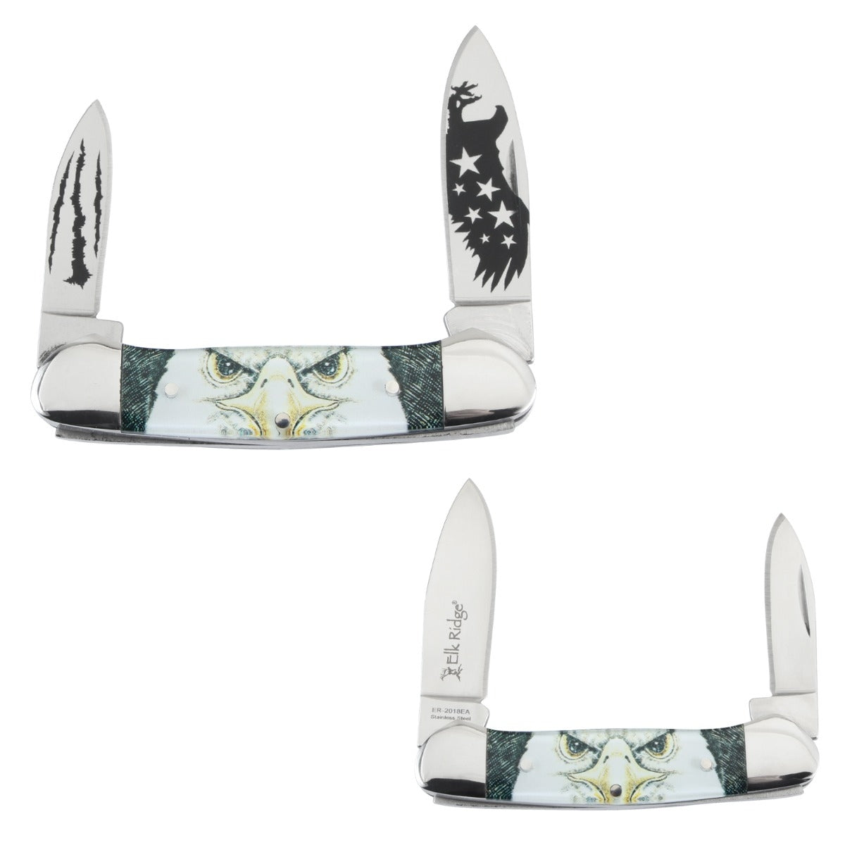 Elk Ridge - Gentlemen Trapper 2 Blade Manual Folding Knife  -  ER-2018EA