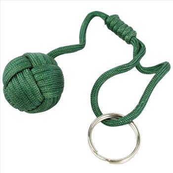 Paracord Keychain Portable Green